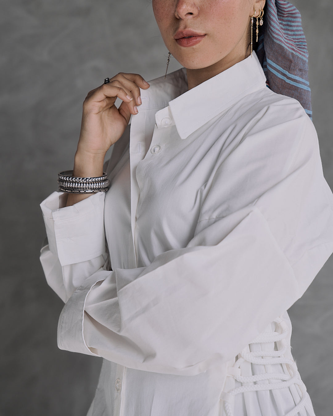 White Ribbon Chemise