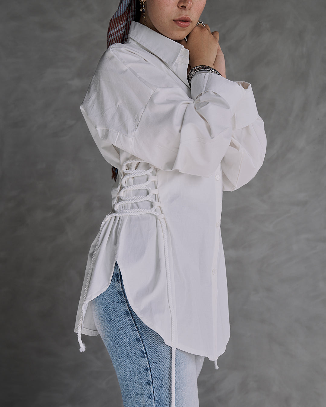 White Ribbon Chemise
