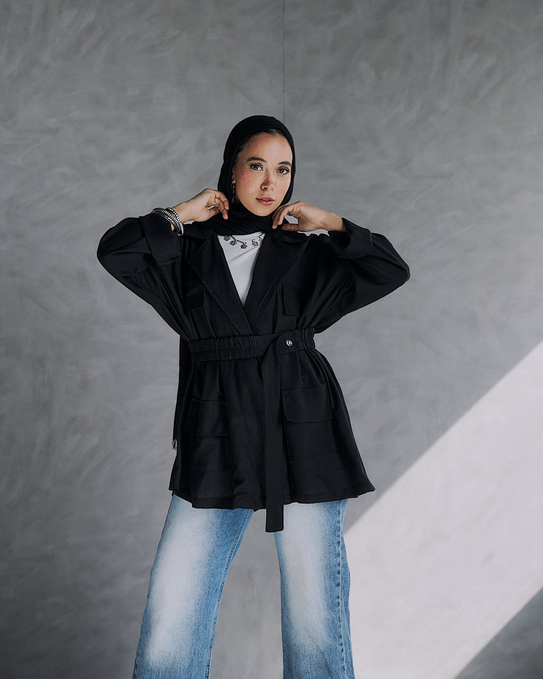 Black Linen Jacket