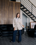 Beige Linen Jacket