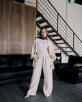 Beige Linen Pants