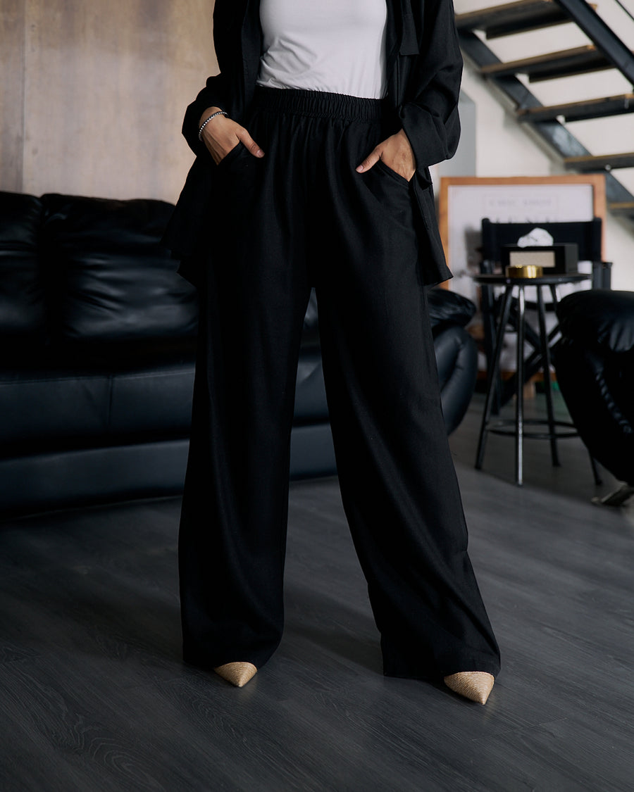 Black Linen Pants
