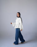 White Belted shirt