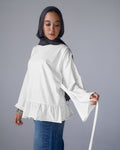 White Belted shirt